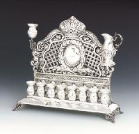 Estate Collection Sterling Silver Menorah