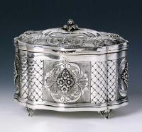 Ornate silver Etrog Box