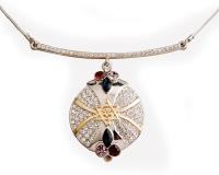 Maltese Diamond Filled Star Necklace
