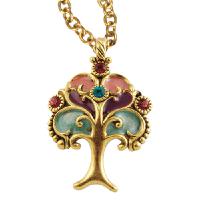 enameled tree oflife necklace