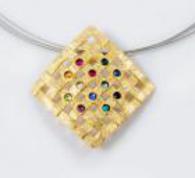 gold 12 tribes of isreal necklace