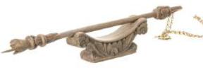 Exotic Wood Yad with Stand -